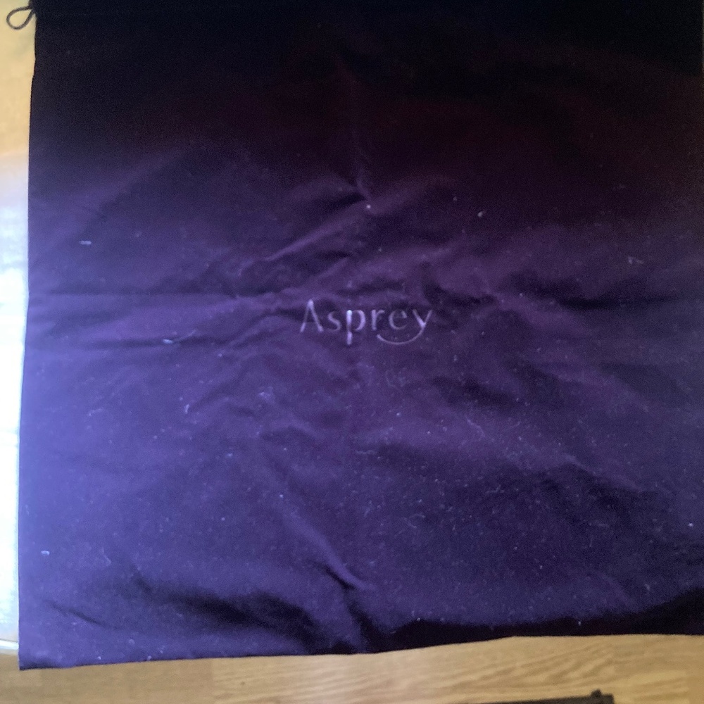 Authentic Asprey Dust Bag Deep Purple Large